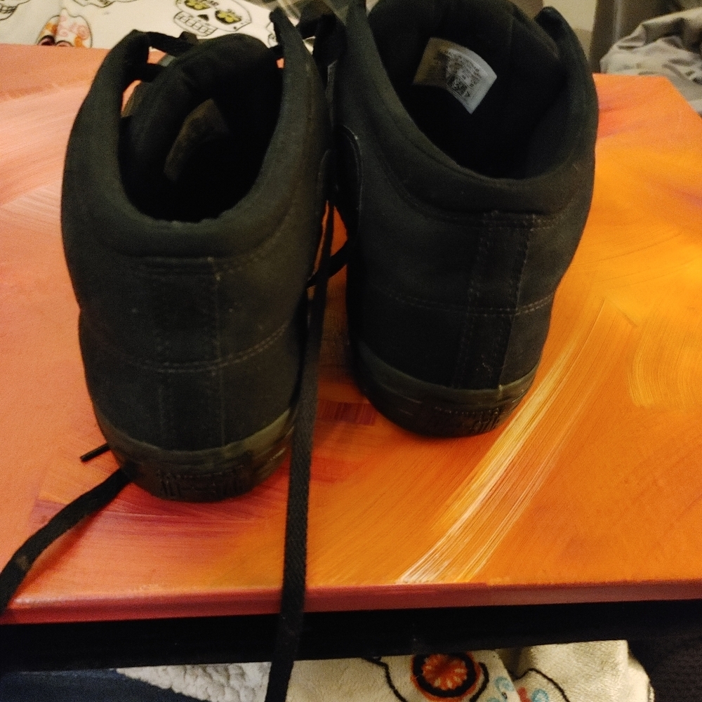 Black on black Chucks